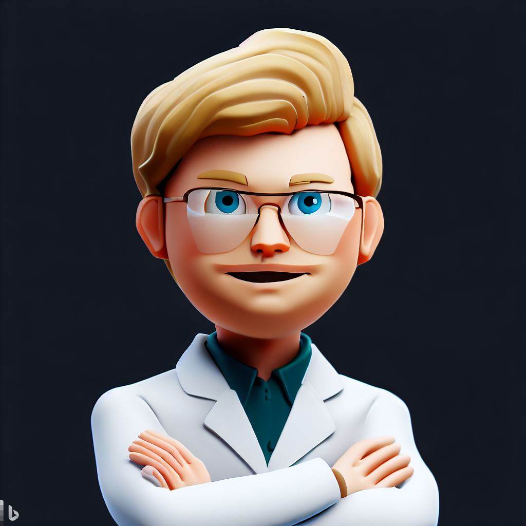 Avatar d'un dentiste de Dental Xpert regardant attentivement pour prévenir les erreurs dentaires